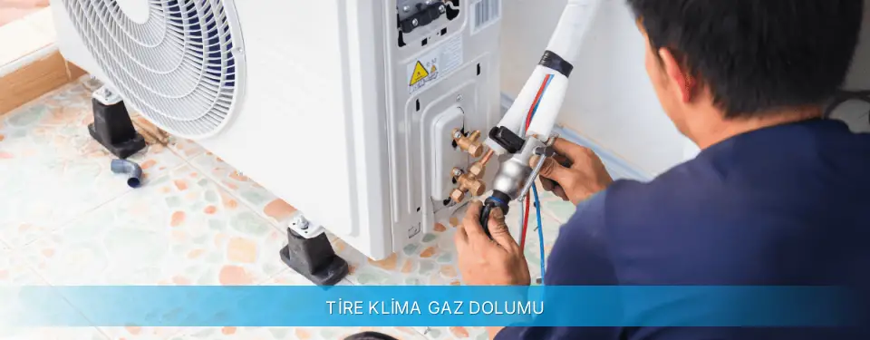 Tire İlçemi Midea Klima Gaz Dolumu